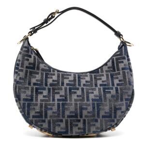NEW FENDI FENDIGRAPHY FF LOGO BLUE HOBO BAG PURSE NWT AUTHENTIC!